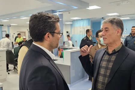 بازدید معاون استاندار ،امام جمعه شهرستان و شهردار و رئیس اسلامی شهر ورامین از ایستگاه شماره یک آتش‌نشانی ورامین