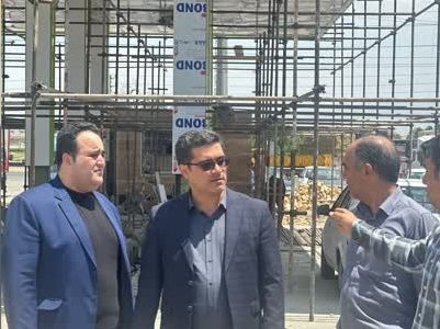بازدید شهردار ورامین از آخرین مراحل تکمیل پروژه بازسازی وساخت ایستگاه گاز cng شهرداری ورامین در کمربندی شمالی