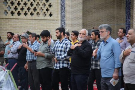 ✅ مراسم دعای پرفیض عرفه در گلزار شهدای سید فتح الله ومسجد خاتم الانبیا ورامین برگزار شد