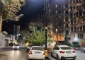عملیات نصب پایه های روشنایی  و تامین روشنایی در محله تختی انتهای خیابان سپاه منتهی به بلوار  دانشسرا به همت شهرداری ورامین