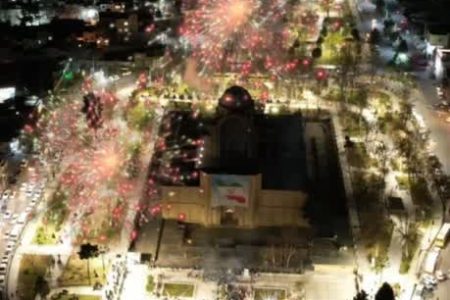 ئین نورافشانی ۴۶ نقطه در شهر ورامین همزمان با چهل وششمین سالگرد پیروزی انقلاب اسلامی در شهرورامین