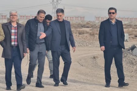 بازدید شهردار ورامین بهمراه  اعضای شورای اسلامی شهر از آخرین مراحل اجرای پروژه آرمستان بهشت معصومه